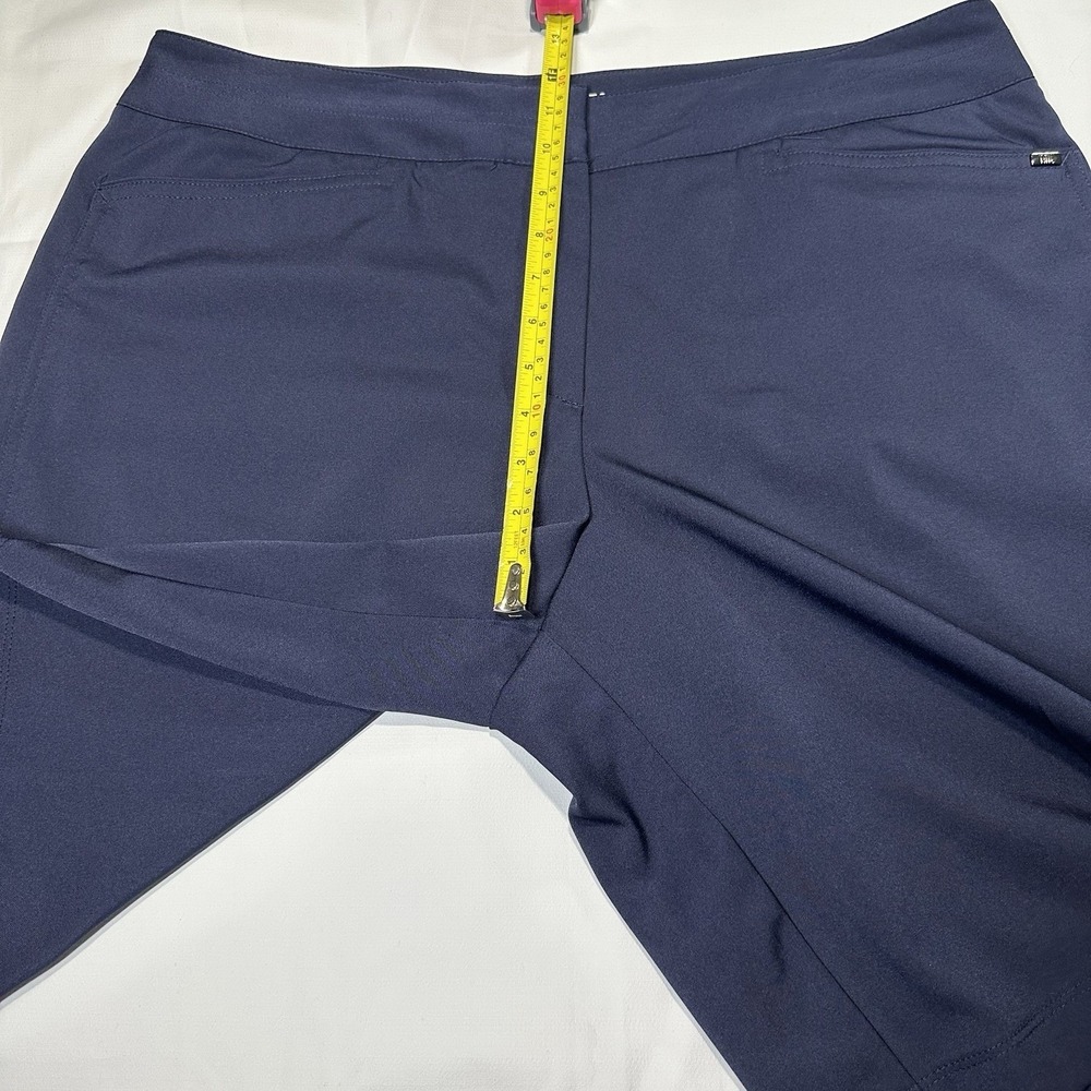 Tail Classic 21" Golf Shorts Sz 18 Women Plus Navy Blue Activewear Performance - Picture 10 of 12